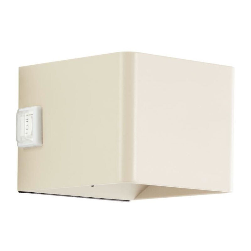 Applique magnétique d'extérieur - iseo Brilliant Rechargeable - Creme - led - Détecteur - 4W - 300lm - 3000K - usb