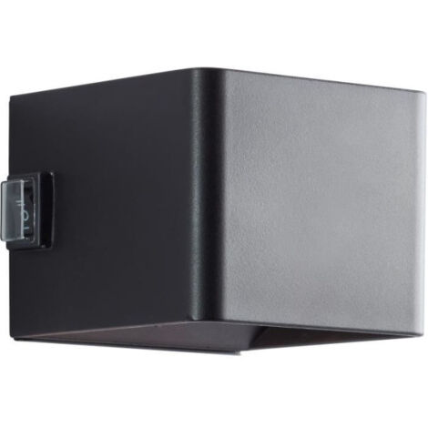 Applique magnétique d'extérieur - ISEO - BRILLIANT - Rechargeable - Noir - LED - Détecteur - 4W - 300lm - 3000K - USB