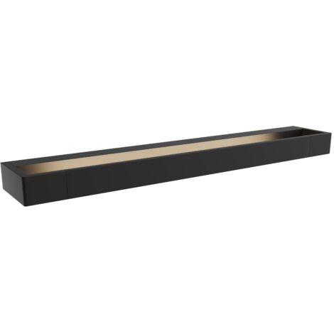 Applique Maxlight FLINK nera 60cm LED 18W IP44 3000K