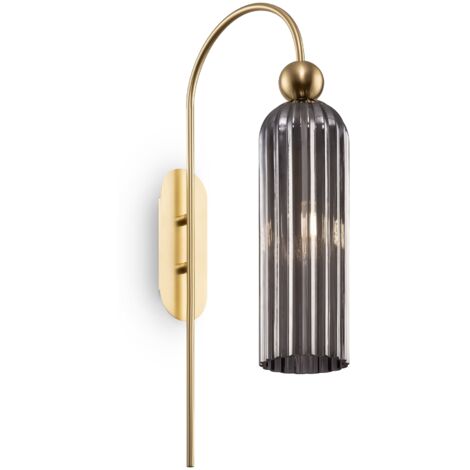 Applique Maytoni Antic ottone con diffusore vetro E14