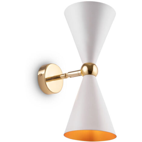Applique Maytoni Vesper MOD108WL bianco oro metallo 2xE14