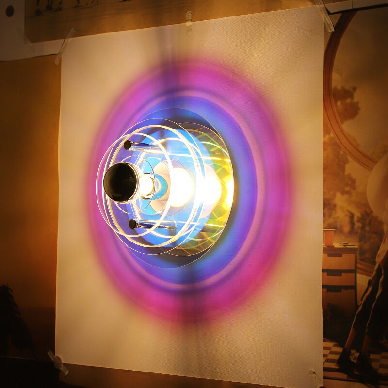 Applique Médiévale,UFO Ultra-Moderne Espace âge Années 70 Bauhaus Salon Chambre Atmosphère Hôtel Applique Murale,Applique Sans source lumineuse,