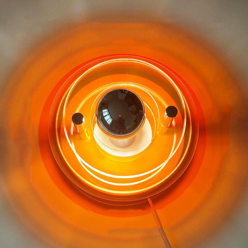 Applique Médiévale,UFO Ultra-Moderne Espace âge Années 70 Bauhaus Salon Chambre Atmosphère Hôtel Applique Murale,Applique Sans source lumineuse,