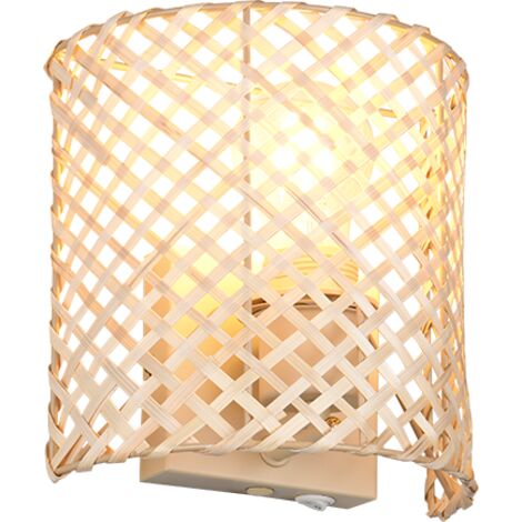 Applique, metallo, beige, 19x19x10,5 cm, Bina