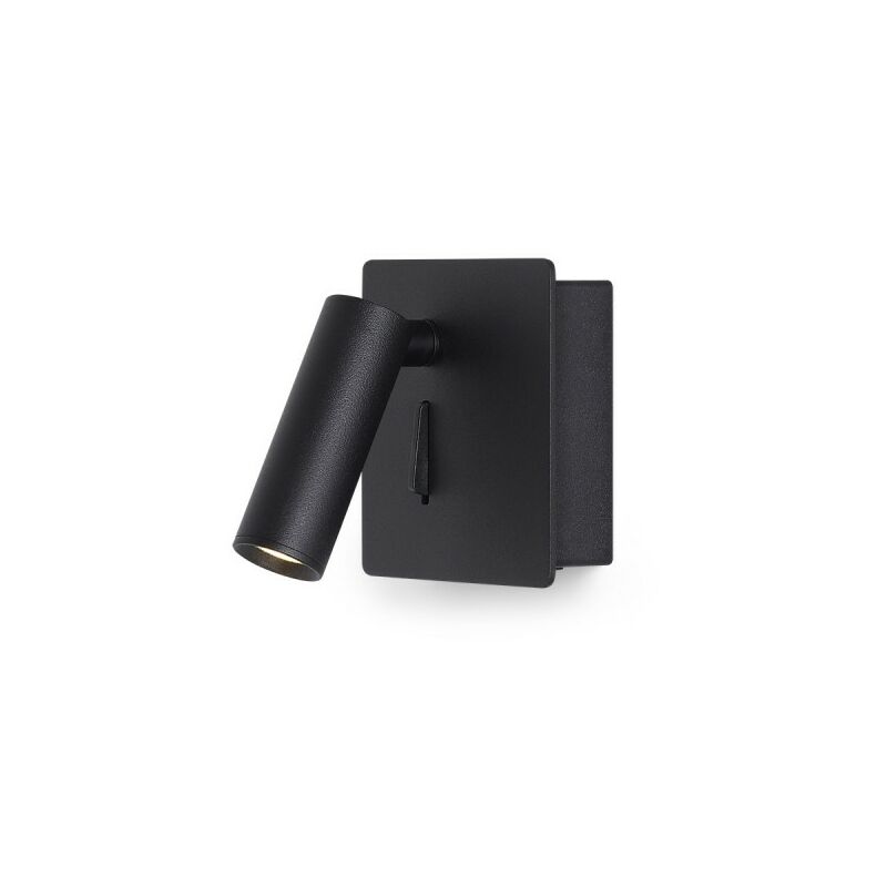 Spot mural mig noir 230V led 3W 30° 3000K