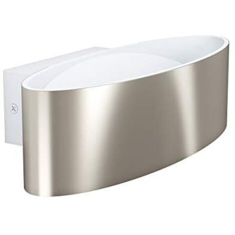 Applique Minimal Maccacari Alluminio Bianco Led Integrato 10W