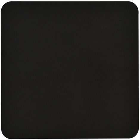 Applique Minimal Quadrata 1 Luce Indiretta Agni In Acciaio Nero