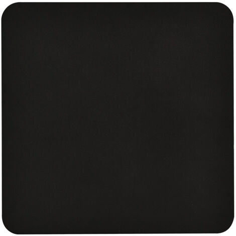 Applique Minimal Quadrata 1 Luce Indiretta Agni In Acciaio Nero