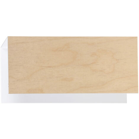 Applique Minimal Sarutahiko Acciaio Bianco 1 Luce E27 Ip20