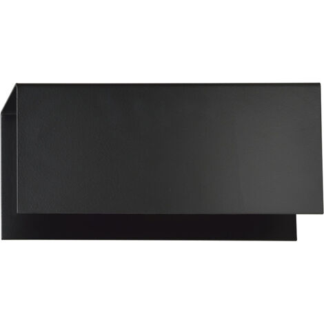 Applique Minimal Yuhuang Acciaio Nero 1 Luce E27 Ip20