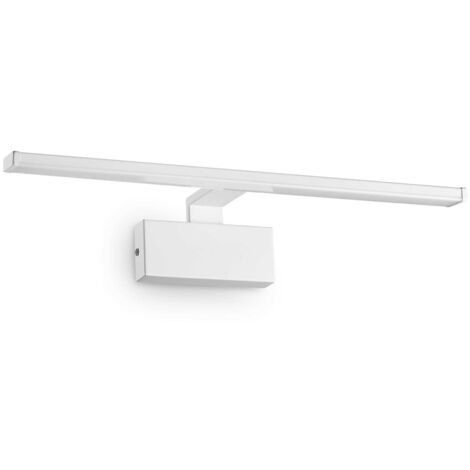 Applique Moderna Alma Metallo Bianco Led 12,5W 3000K Luce Calda