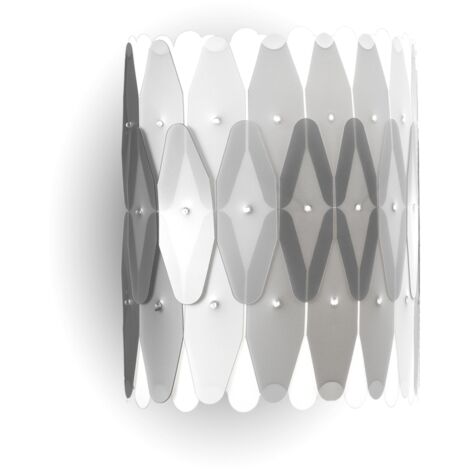 Applique Moderna Amanda Polilux ® Argento 1 Luce E27