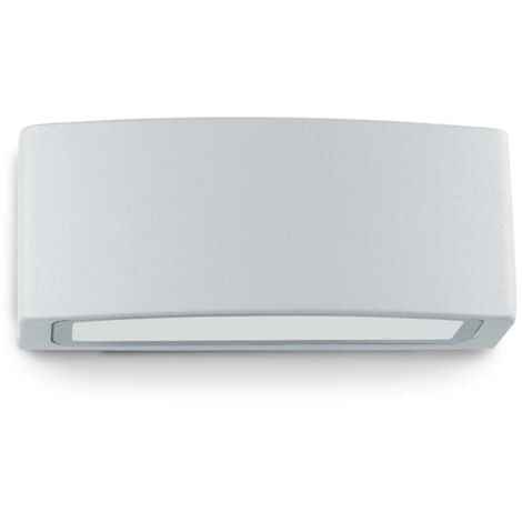 Applique Moderna Andromeda Alluminio Grigio 1 Luce E27