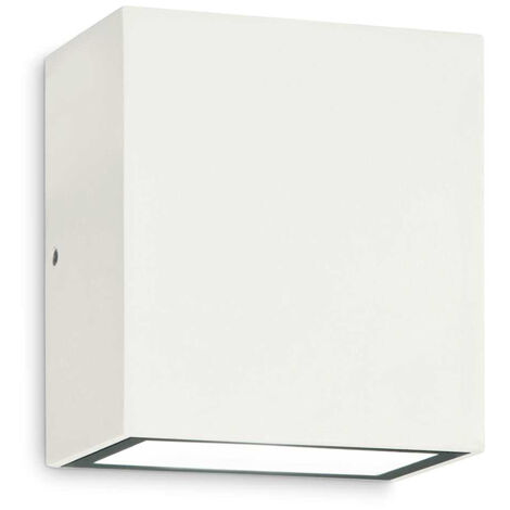Applique Moderna Argo Metallo Bianco Led 10W 3000K Luce Calda