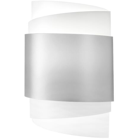 Applique Moderna Bea Polilux ® Argento 1 Luce E27