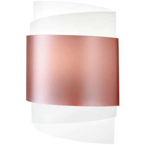 Applique Moderna Bea Polilux ® Pink Metal 1 Luce E27