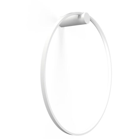 Applique moderna bianca ad anello Ø60 CCT LED 33W Mirror