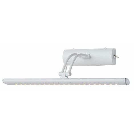 Applique moderna bianca per quadri 40cm LED 4W Reality