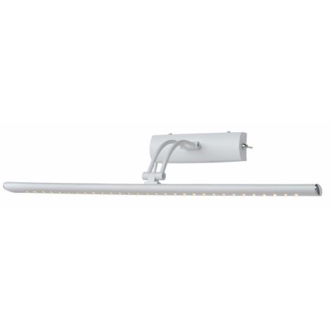 Applique moderna bianca regolabile 55cm LED 8W Reality