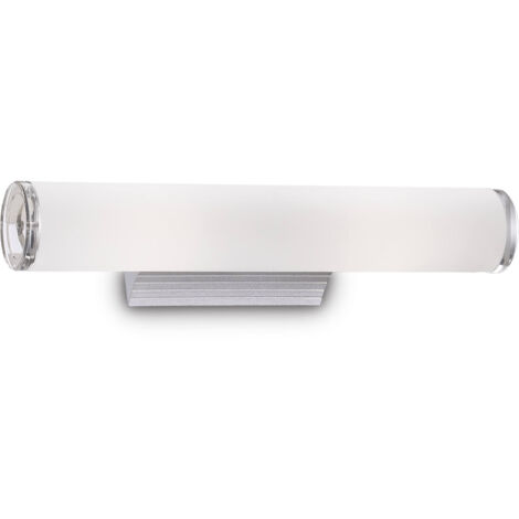 Applique Moderna Camerino Metallo Bianco 2 Luci E14