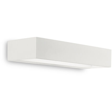 Applique Moderna Cube Metallo Bianco Led 8W 3000K Luce Calda