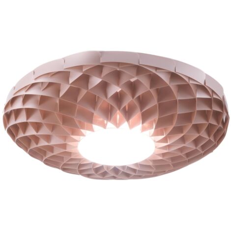 Applique Moderna Dalia Polilux ® Pink Metal 1 Luce Led Integrato 20W 3000K