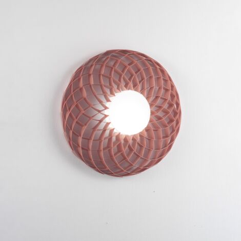 Applique Moderna Dalia Polilux ® Pink Metal 7 Luci Gx53 6,5W 3000K
