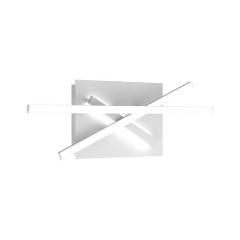 Applique Moderna Dna Alluminio Bianco Led 30W