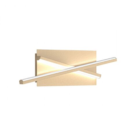 Applique Moderna Dna Alluminio Oro Led 15W