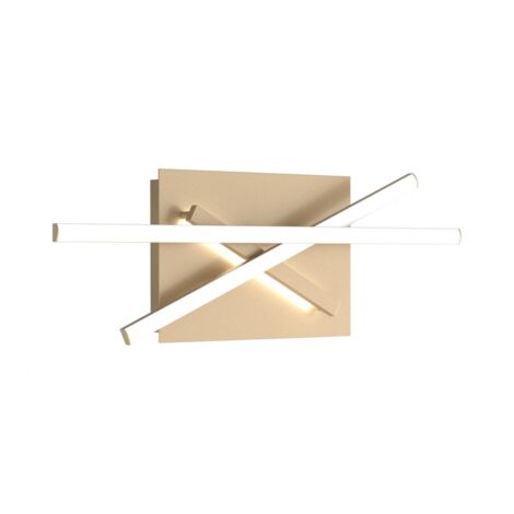 Applique Moderna Dna Alluminio Oro Led 30W