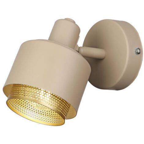 Applique moderna E14 bronzo chiaro oro Fedora Rabalux