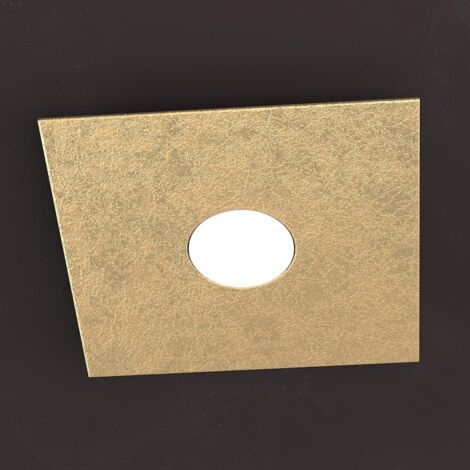 Applique Moderna Eccentric Metallo Foglia Oro 1 Luce Gx53