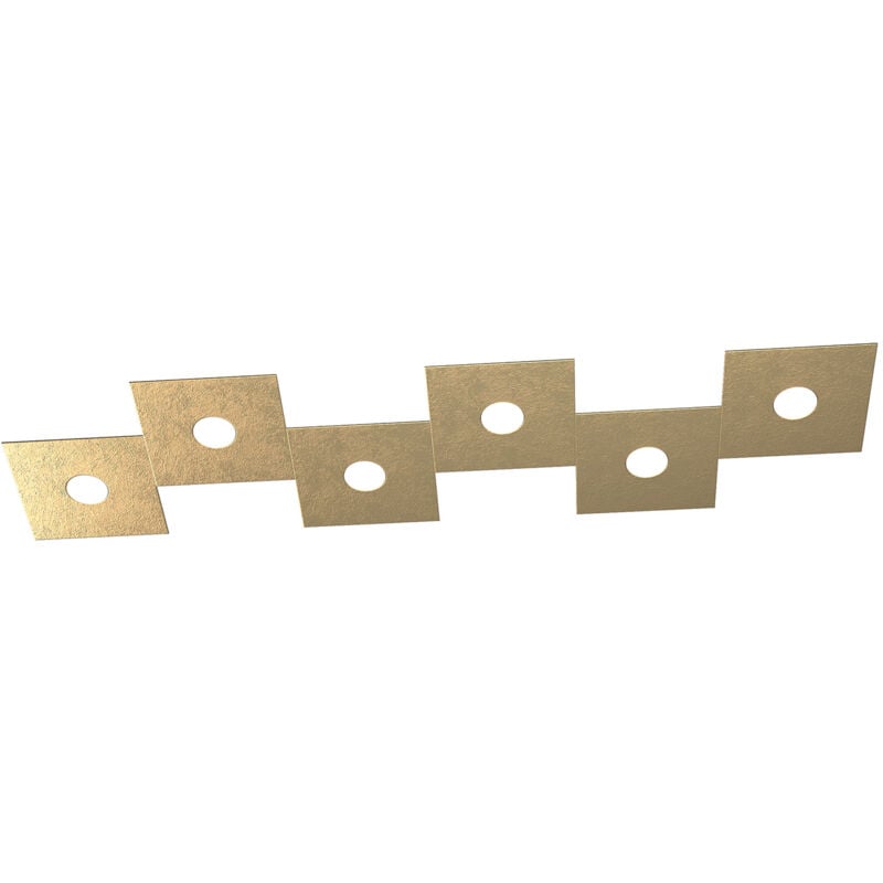 Applique Moderna Eccentric Metallo Foglia Oro 6