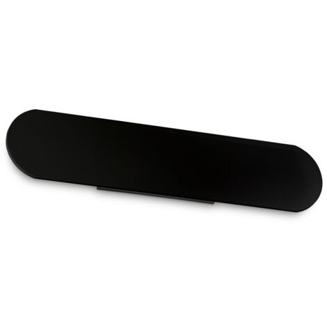 Applique Moderna Echo Metallo Nero Led 20W 3000K Luce Calda