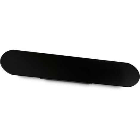 Applique Moderna Echo Metallo Nero Led 30W 3000K Luce Calda
