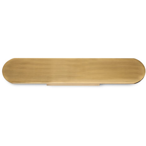 Applique Moderna Echo Metallo Ottone Led 30W 3000K Luce Calda