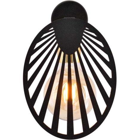 Applique moderna Emibig PLAYA metallo nera/oro 1 luce E27