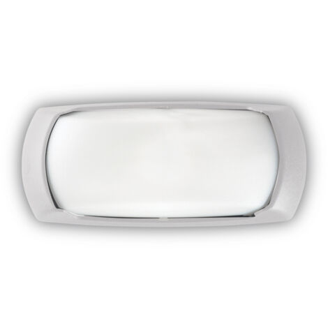 Applique Moderna Felix-2 Materie Plastiche Bianco 1 Luce E27