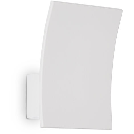 Applique Moderna Fix Metallo Bianco Led 5,5W 3000K Luce Calda