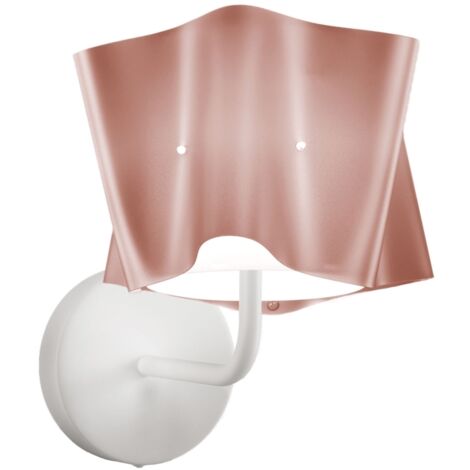 Applique Moderna Folio Polilux ® Pink Metal E Metallo 1 Luce E27