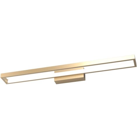 Applique Moderna Four Squares Alluminio Oro Led 40W