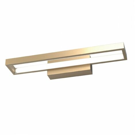Applique Moderna Four Squares Alluminio Oro Led 40W