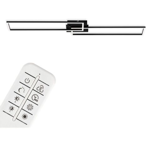 Applique Moderna Frame Metallo Nero Led Integrato 40W