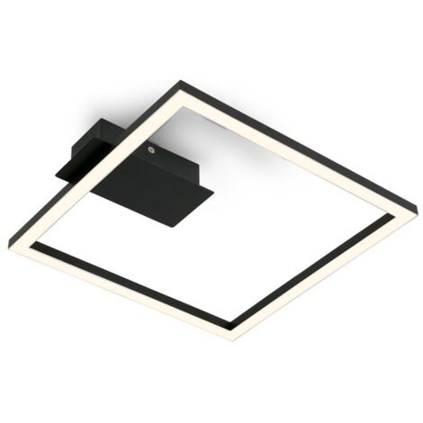 Applique Moderna Frame Plastica Nero Led Integrato 14W 3000K