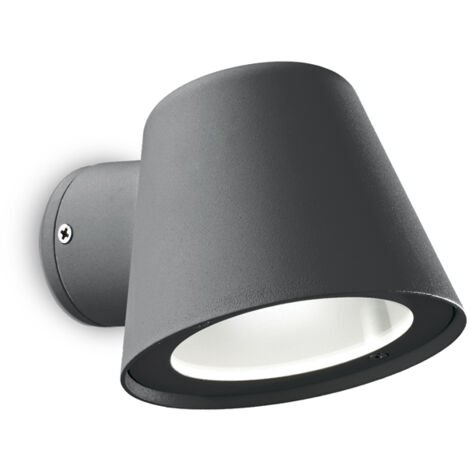 Applique Moderna Gas Alluminio Antracite 1 Luce Gu10