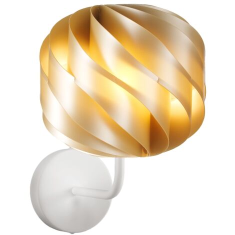 Applique Moderna Globe Polilux ® New Gold E Metallo 1 Luce E27