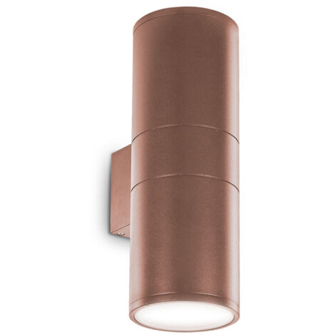 Applique Moderna Gun Alluminio Coffee 2 Luci E27