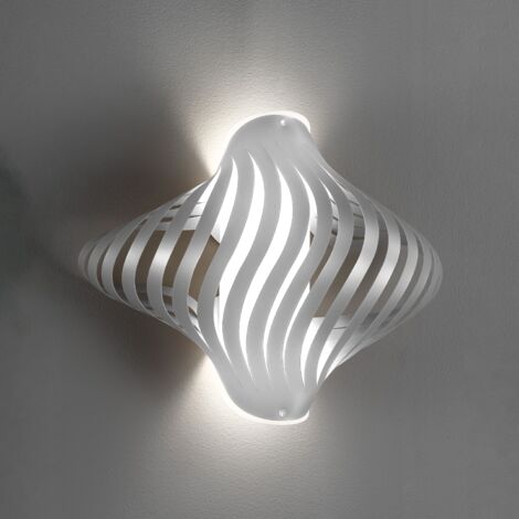 Applique Moderna Helios Polilux ® Argento 2 Luci E27