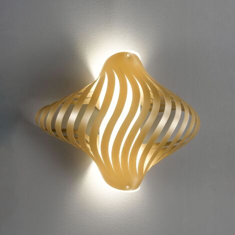 Applique Moderna Helios Polilux ® New Gold 2 Luci E27