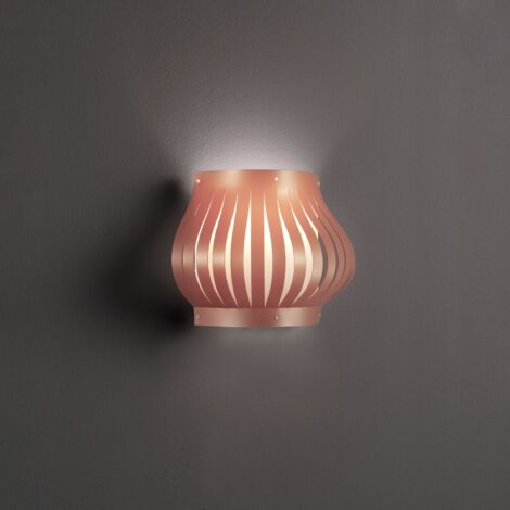 Applique Moderna Helios Polilux ® Rame 1 Luce E27 H25Cm